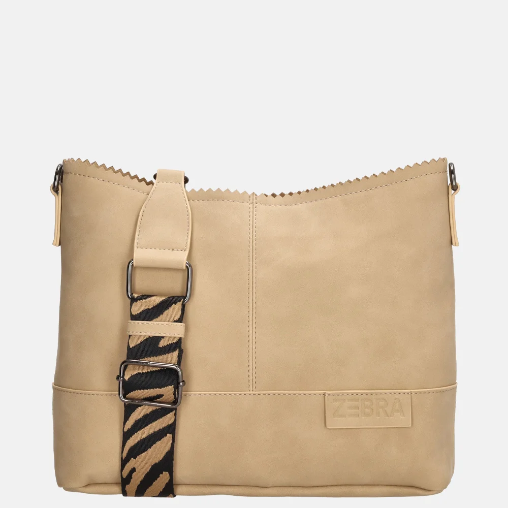 Zebra Trends crossbody tas zand bij Duifhuizen